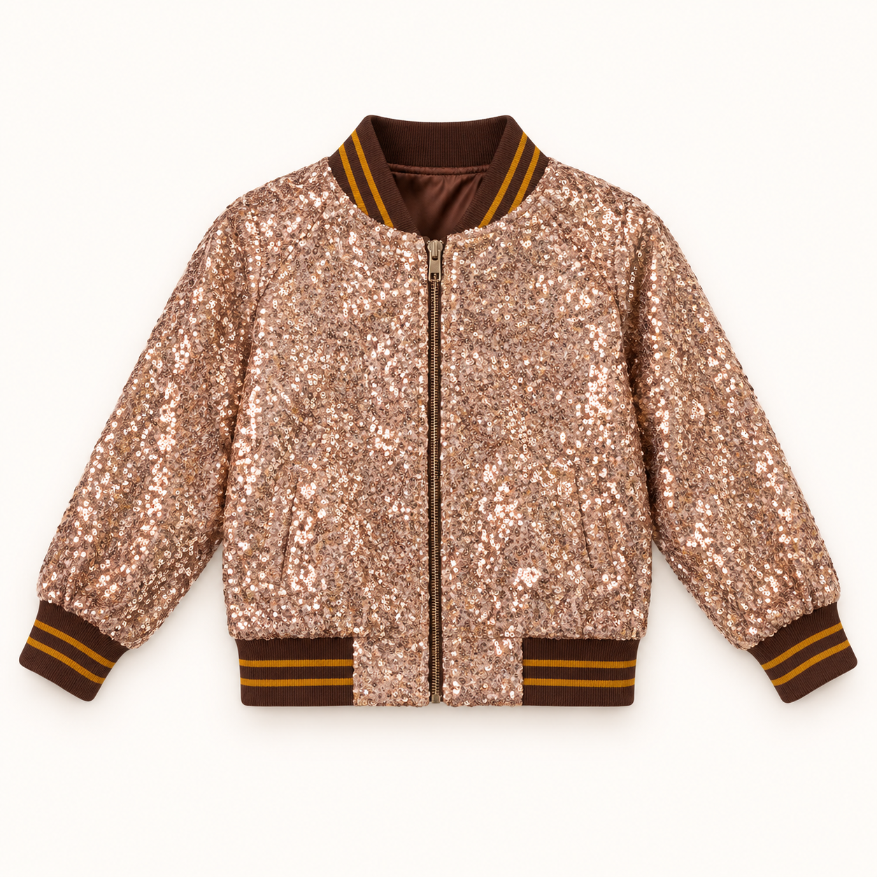 Sequin Bomber Jacket