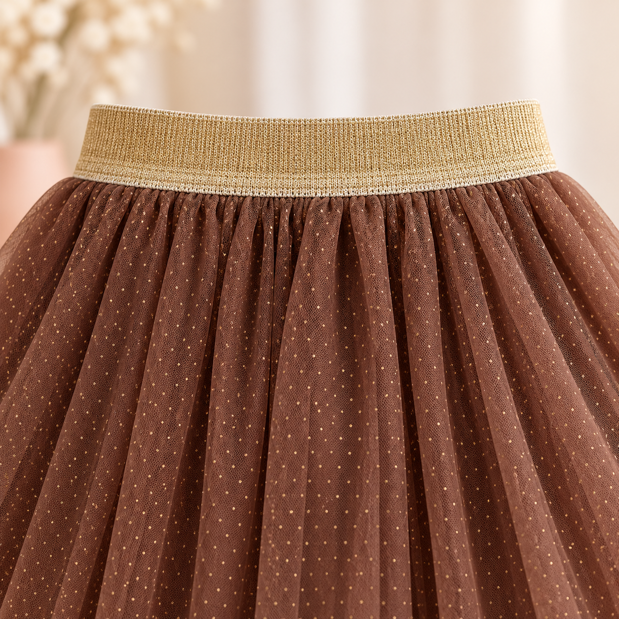 The Brown Sparkle Skirt - Image 2